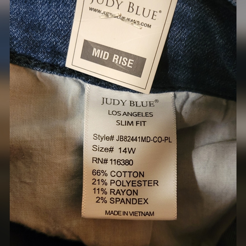 Medium Wash Slim Jeans - Picture 5 of 6